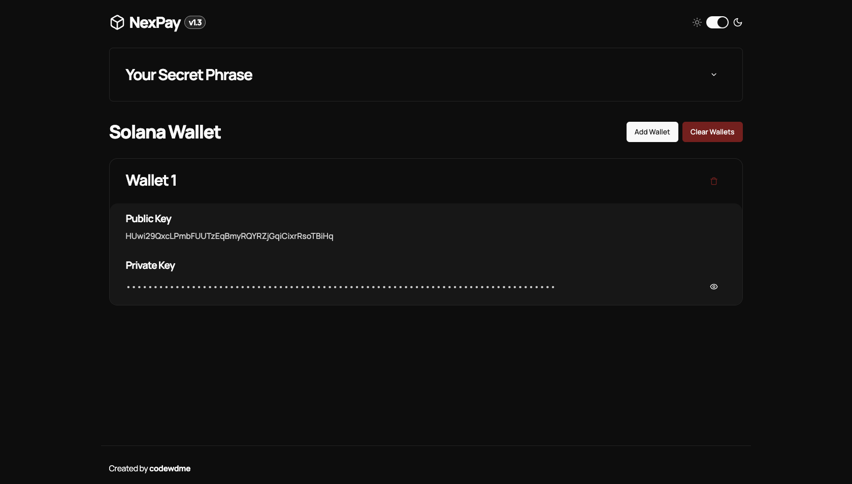 An image of the NexPay project.